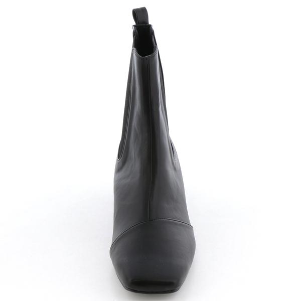 【23秋冬新作】スクエアトゥ サイドゴア ショートブーツ - 画像 (9)