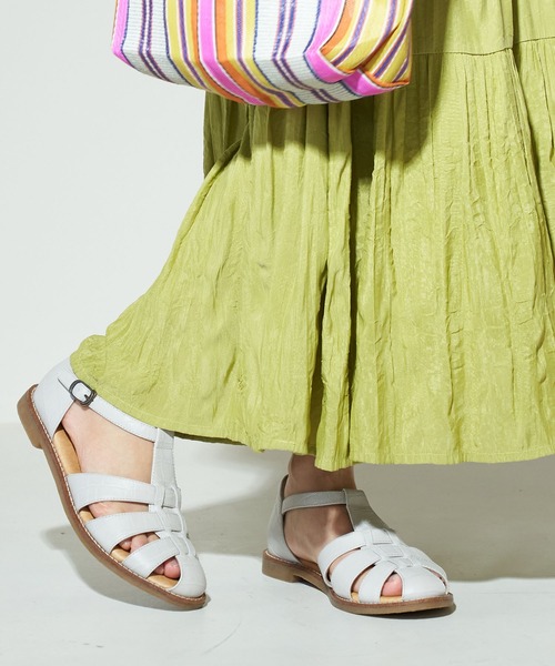 ing サンダル 「WEB・一部店舗限定」「サスティナブルシリーズ」グルカフラットサンダル レディース - 画像 (3)