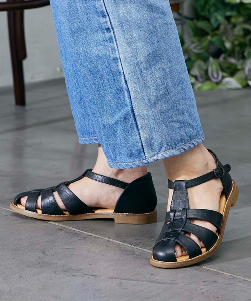 ing サンダル 「WEB・一部店舗限定」「サスティナブルシリーズ」グルカフラットサンダル レディース - 画像 (5)