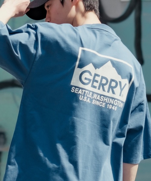 GERRY tシャツ 「GERRY」別注 バックプリント/ワンポイント 刺しゅう 半袖Tシャツ メンズ レディース - 画像 (6)