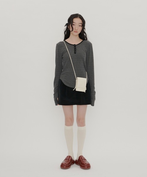 GIUNON tシャツ long sleeve rib tops / ロングスリーブリブトップス レディース - 画像 (7)