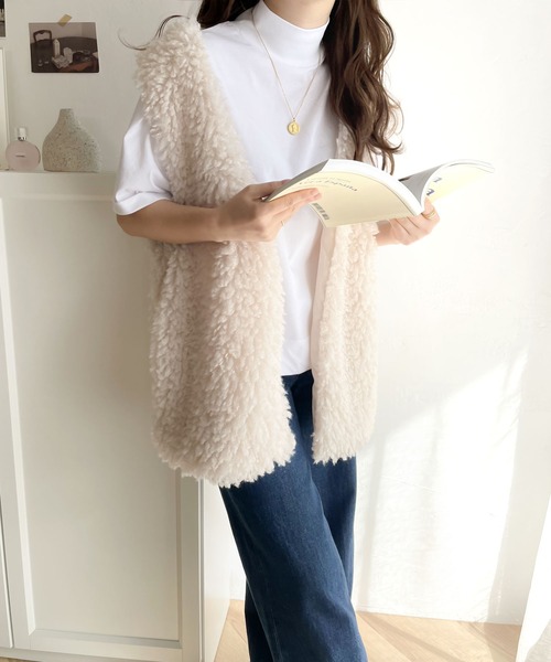 classicalelf tシャツ 大人マストな1枚。シンプルなシルケットハイネック半袖カットソー レディース - 画像 (9)