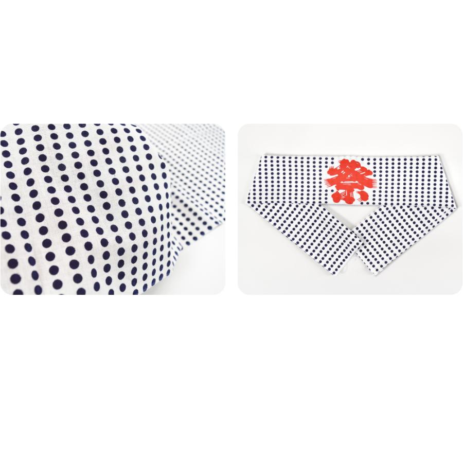 なごみや 日本手ぬぐい 日本製 日本手拭い 豆絞り 祭入り 92cm 白 祭り手拭い 切りっぱなし 大人 子供 - 画像 (3)