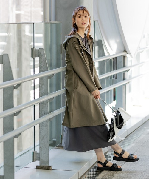 GLOBAL WORK レインコート カッパ モッズレインコート/986912 レディース メンズ - 画像 (6)