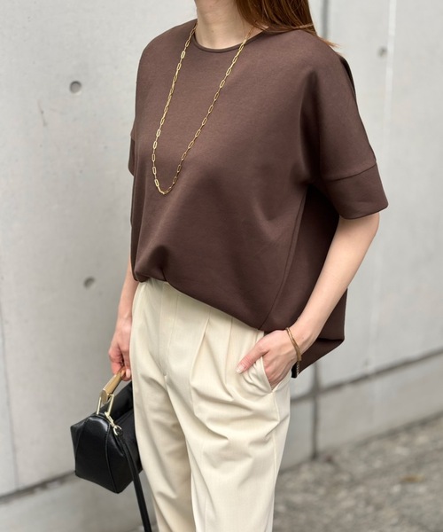 Emma Taylor tシャツ ネックが選べる!ライトダンボールダブルスリーブプルオーバー レディース - 画像 (8)