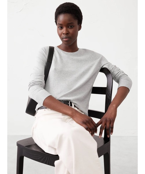 BANANA REPUBLIC ニット セーター FACTORY STORE フォーエバークルーネックセーター レディース - 画像 (4)