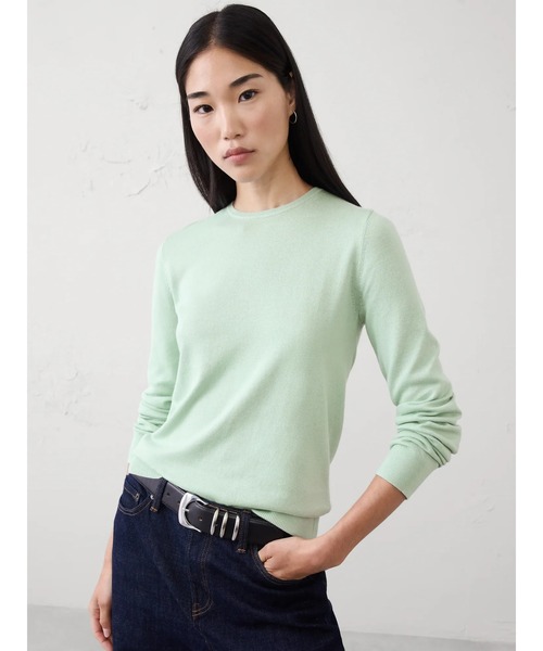 BANANA REPUBLIC ニット セーター FACTORY STORE フォーエバークルーネックセーター レディース - 画像 (5)