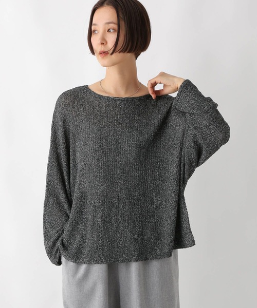 LEPSIM ニット セーター 5ゲージメッシュドルマンプルオーバー 243143 レディース - 画像 (7)