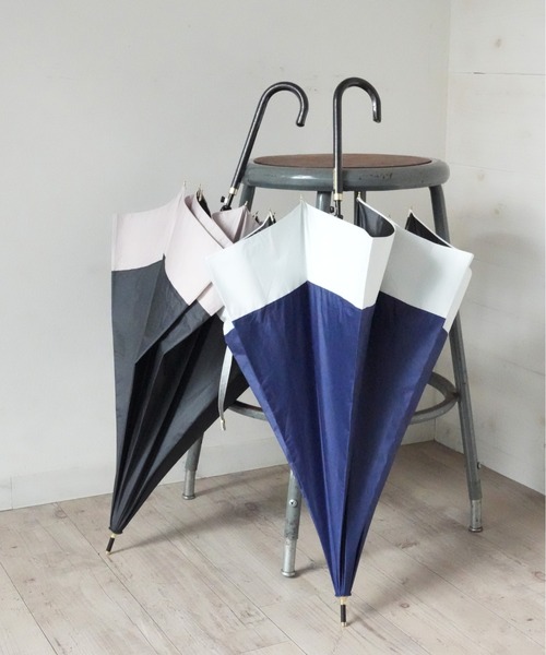 Port 傘 完全遮光100% 晴雨兼用 長傘 / 日傘 UVカット ( 50cm・55cm・58cm ) レディース メンズ - 画像 (9)