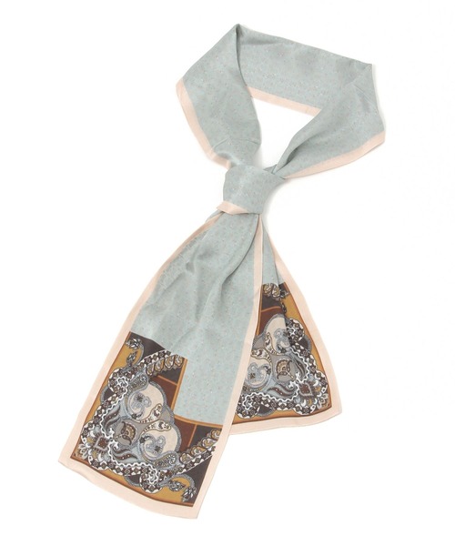 GLOBAL WORK スカーフ バンダナ シルクロングスカーフ/491949 レディース - 画像 (3)