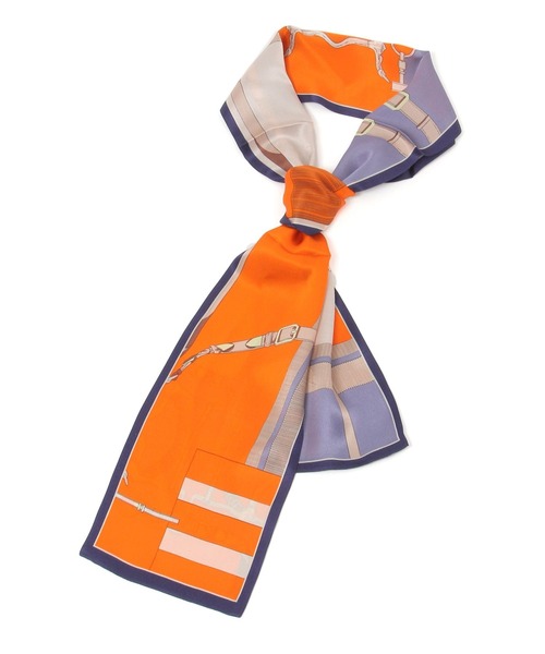 GLOBAL WORK スカーフ バンダナ シルクロングスカーフ/491949 レディース - 画像 (4)