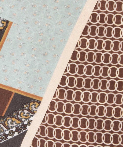 GLOBAL WORK スカーフ バンダナ シルクロングスカーフ/491949 レディース - 画像 (9)