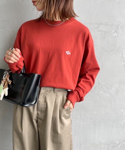 Danton tシャツ 「DANTON/ダントン」 ワンポイントロゴ クルーネックロンT レディース メンズ - 画像 (7)