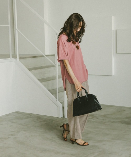 GLOBAL WORK tシャツ フローズンTラウンドチュニック/498386 レディース - 画像 (9)