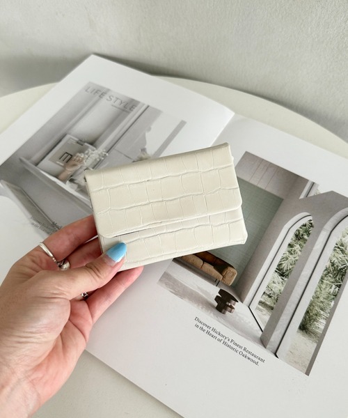 名刺入れ フラップ マグネット式名刺入れ スタイリッシュ名刺入れ シンプル名刺入れ レディース - 画像 (9)
