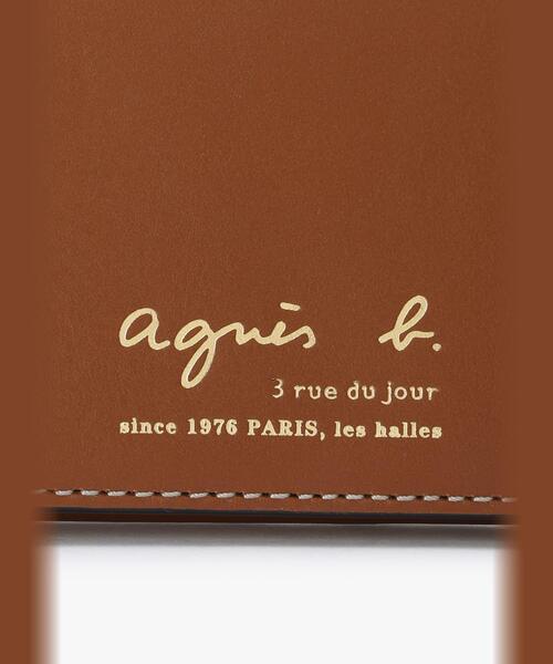 agnes b. 名刺入れ レザー カードケース ZAW01−05 レディース - 画像 (8)