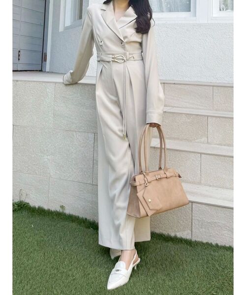 MERCURYDUO オールインワン テーラーカラーコンビネゾン レディース - 画像 (3)