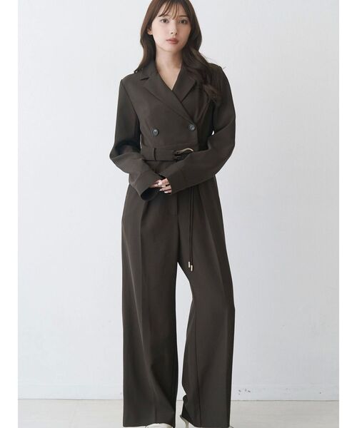 MERCURYDUO オールインワン テーラーカラーコンビネゾン レディース - 画像 (4)