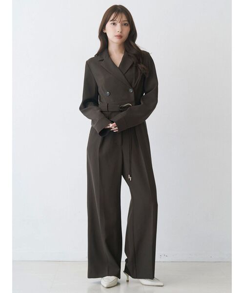 MERCURYDUO オールインワン テーラーカラーコンビネゾン レディース - 画像 (5)