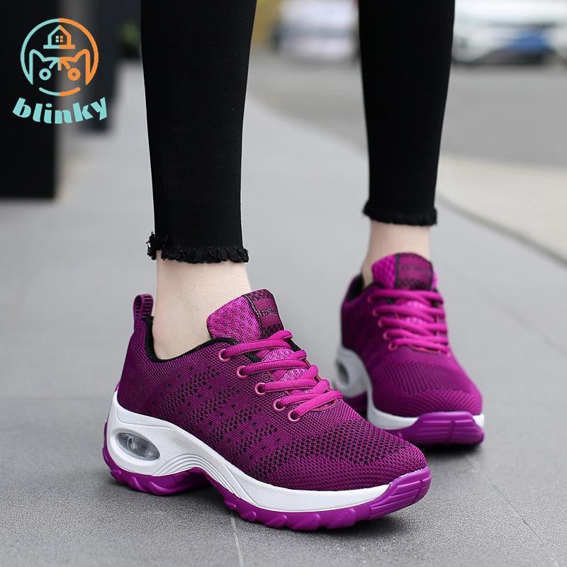 【大特価】ウォーキングシューズ レディース 通勤 スニーカー 厚底 黒 白 靴 軽量 ランニングシューズ ジョギングシューズ スポーツシューズ - 画像 (3)