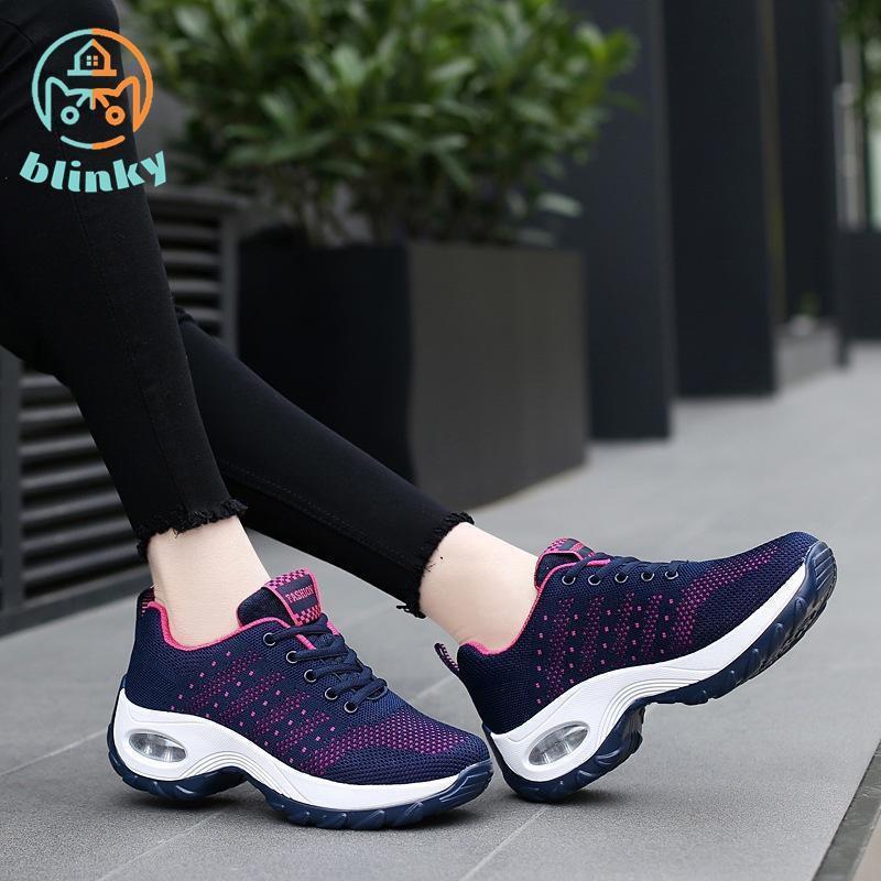 【大特価】ウォーキングシューズ レディース 通勤 スニーカー 厚底 黒 白 靴 軽量 ランニングシューズ ジョギングシューズ スポーツシューズ - 画像 (4)