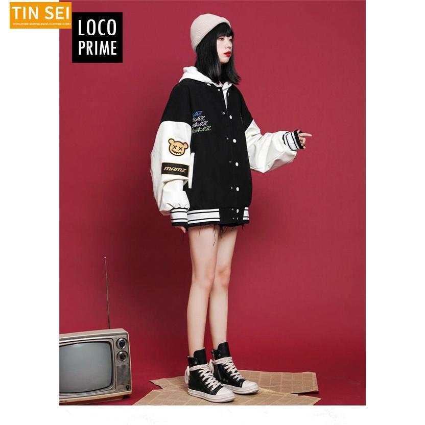 スタジャン レディース スタジアムジャンパー ジャケット ジャンパー ゆったり アウター スポーツ スウェット 大きいサイズ カジュアル お洒落 体型カバー - 画像 (8)