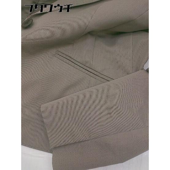 ◇ KUMIKYOKU 組曲 1B シングル 長袖 テーラード ジャケット サイズ3 グレージュ系 レディース - 画像 (7)