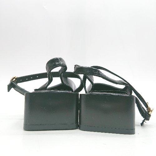 ◇ QIANBAIHE ミュールシューズ サイズ24.0 ブラック レディース E - 画像 (3)