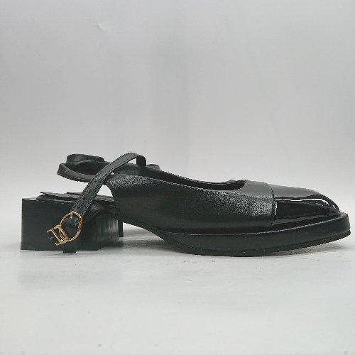 ◇ QIANBAIHE ミュールシューズ サイズ24.0 ブラック レディース E - 画像 (4)