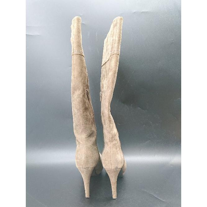■ ⊇ DIANA ダイアナ ピンヒール ロング ブーツ サイズ22.5 ベージュ系 レディース E - 画像 (3)