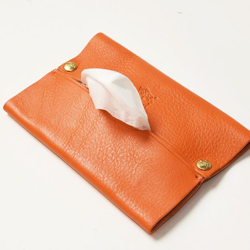 IL BISONTE 国内正規取扱店(即日発送)(イルビゾンテ ティッシュケース) レザー ポケットティッシュケース 5432404195 送料無料 メンズ レディース - 画像 (3)