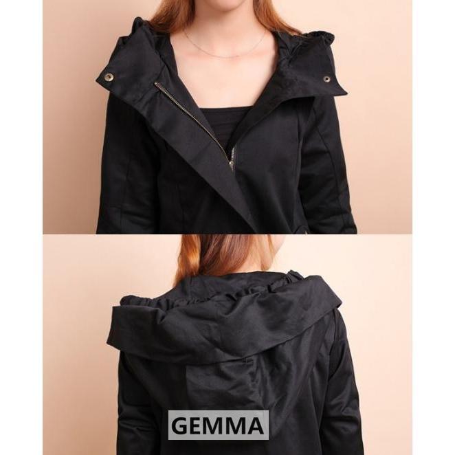 【値下げ】モッズコート ミリタリージャケット レディース 春コート トレンチコート スプリングコート 春服 ライトアウター ブルゾン - 画像 (8)