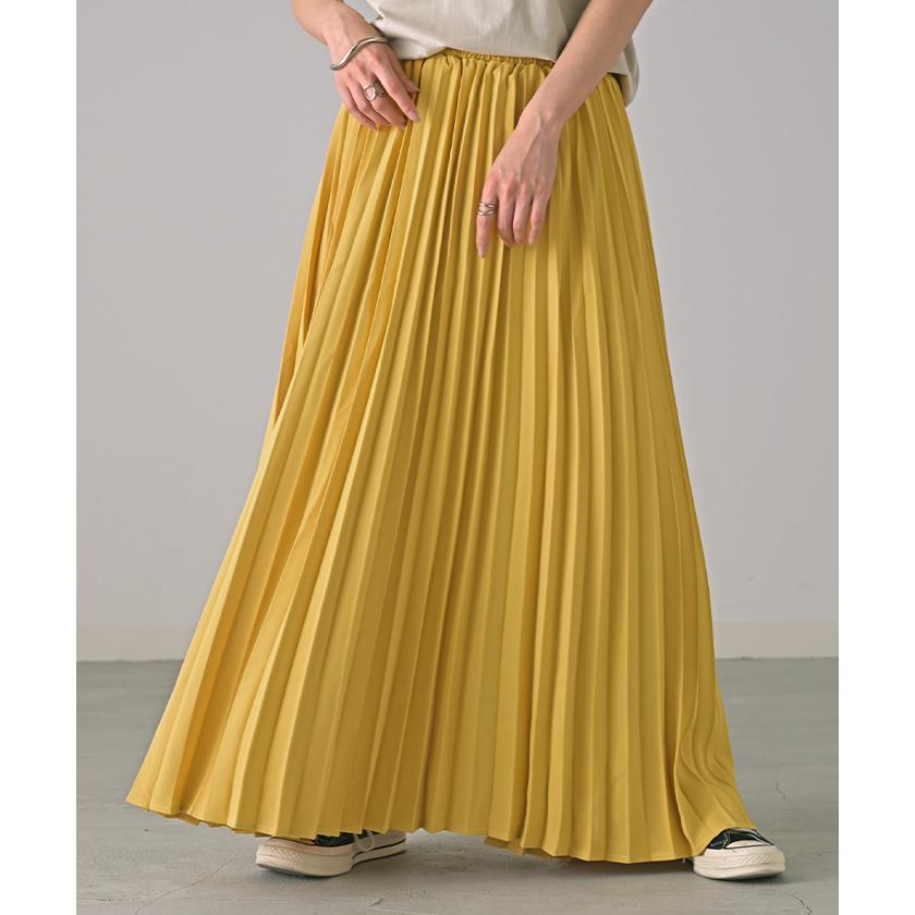 HUG.U SALE スカート プリーツ プリーツスカート Aライン レディース 太めプリーツ 太め 細プリーツ 細め ロング ロングスカート - 画像 (4)