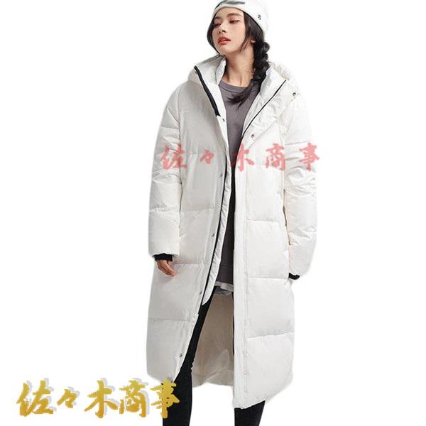 ダウンジャケット メンズ ロングコート 中綿入れ ユニセックス フード 大きいサイズ 厚手 暖かい 真冬対応 ジップ シンプル 軽量 長袖 - 画像 (8)