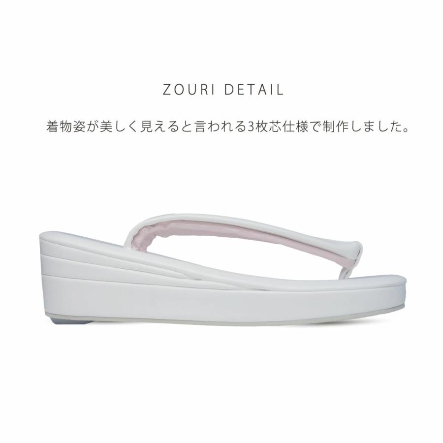 NISHIORI 【10%OFFクーポン配布中】光沢が美しい 3枚芯 フォーマル草履 単品 選べる 8色 5サイズ Sサイズ Mサイズ Lサイズ LLサイズ 3Lサイズ - 画像 (5)