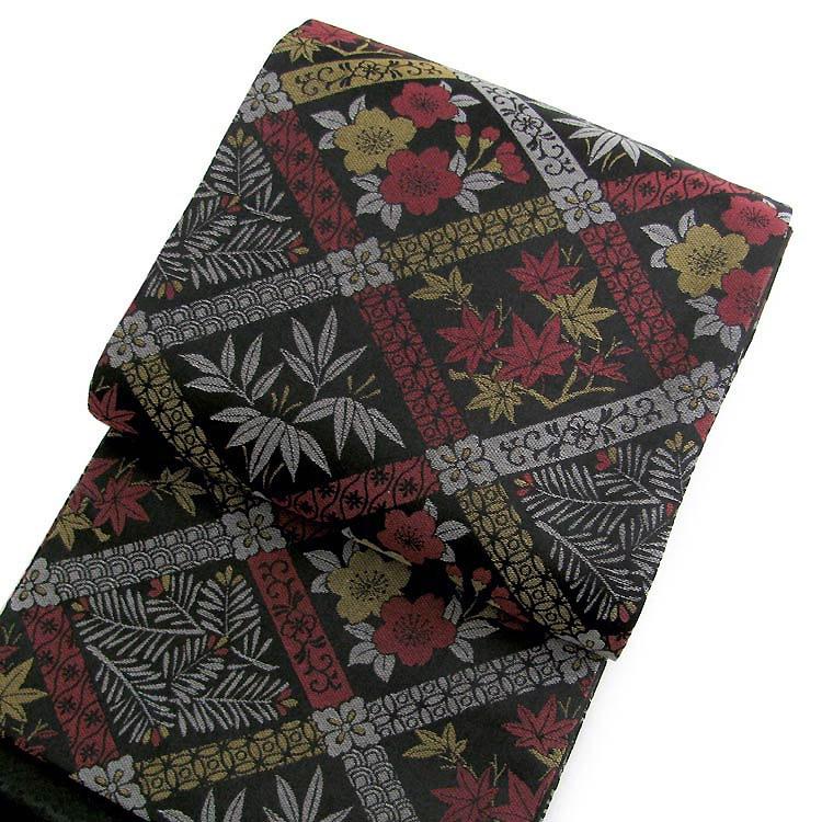 H.L 訪問着 5点セット 洗える ピンク紫ぼかし地 吉祥花の丸柄 フリーサイズ アッシュエル 着物 袋帯 長襦袢 帯揚げ 帯締め 仕立て上がり レディース 送料無料 - 画像 (5)