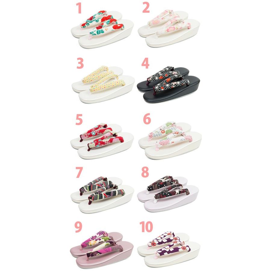 KYOETSU (R芯草履 42 友禅) 草履 女性 R芯 日本製ちりめん生地鼻緒 小紋 訪問着 袴 卒業式 レディース 履きやすい レトロ(zr) - 画像 (4)