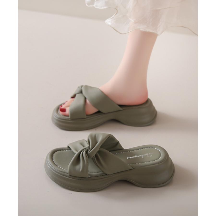 miniministore 厚底サンダル ミュールサンダル 美脚 夏 - 画像 (6)