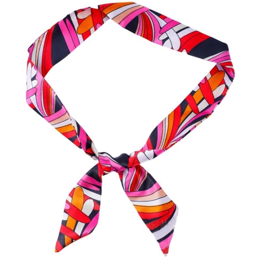 リボンスカーフ レディース スカーフ 棒タイスカーフ 高級感 上品 おしゃれ かわいい きれいめ デザイン豊富 女性 婦人 大人女子 派手 個性的 総 - 画像 (8)