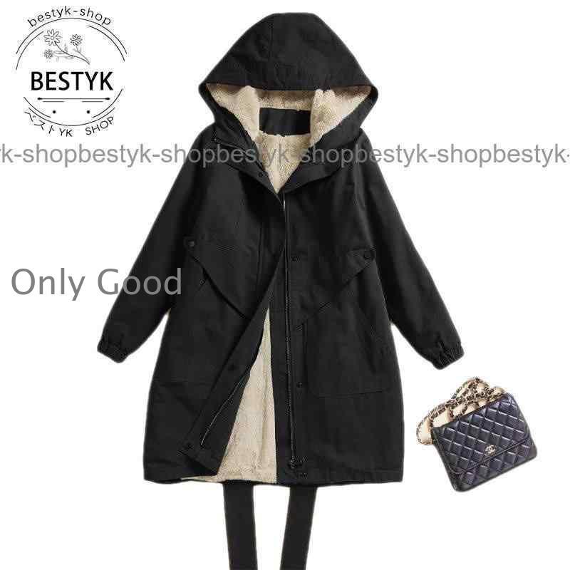 コート レディース モッズコート 裏ボア アウター 冬 防寒 中綿 ロング ミリタリー 防寒着 40代 50代 大きいサイズ - 画像 (3)