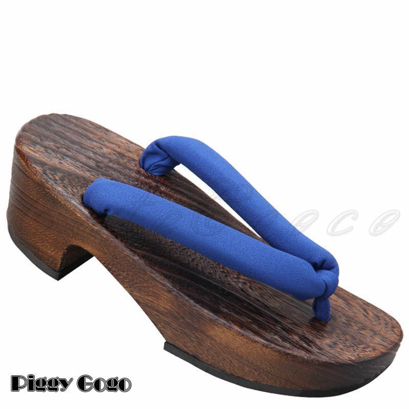 下駄 レディース 浴衣向け 厚底 和服 夏用 スリッパ サンダル 無地 カラー豊富 ピドヒール 靴 シューズ 和装小物 花火大会 夏祭り きれいめ おしゃれ - 画像 (5)