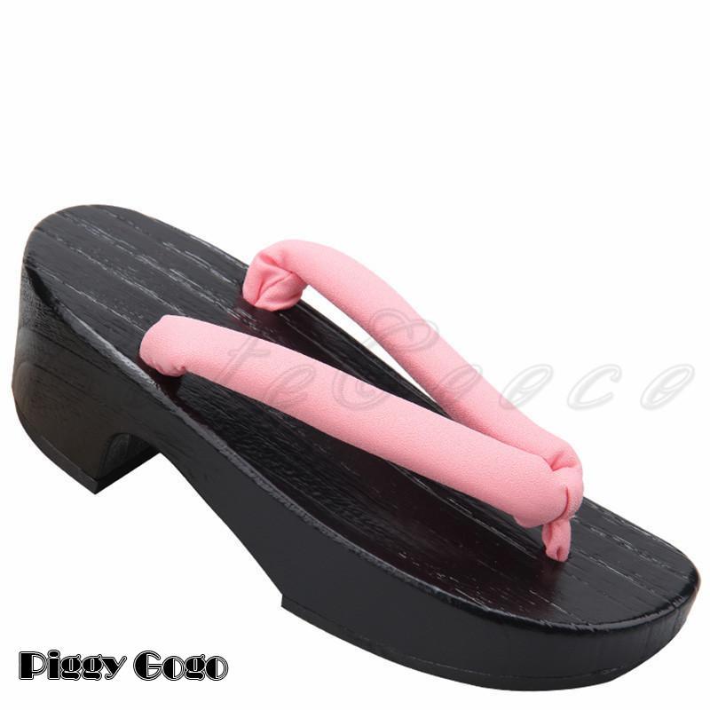 下駄 レディース 浴衣向け 厚底 和服 夏用 スリッパ サンダル 無地 カラー豊富 ピドヒール 靴 シューズ 和装小物 花火大会 夏祭り きれいめ おしゃれ - 画像 (7)