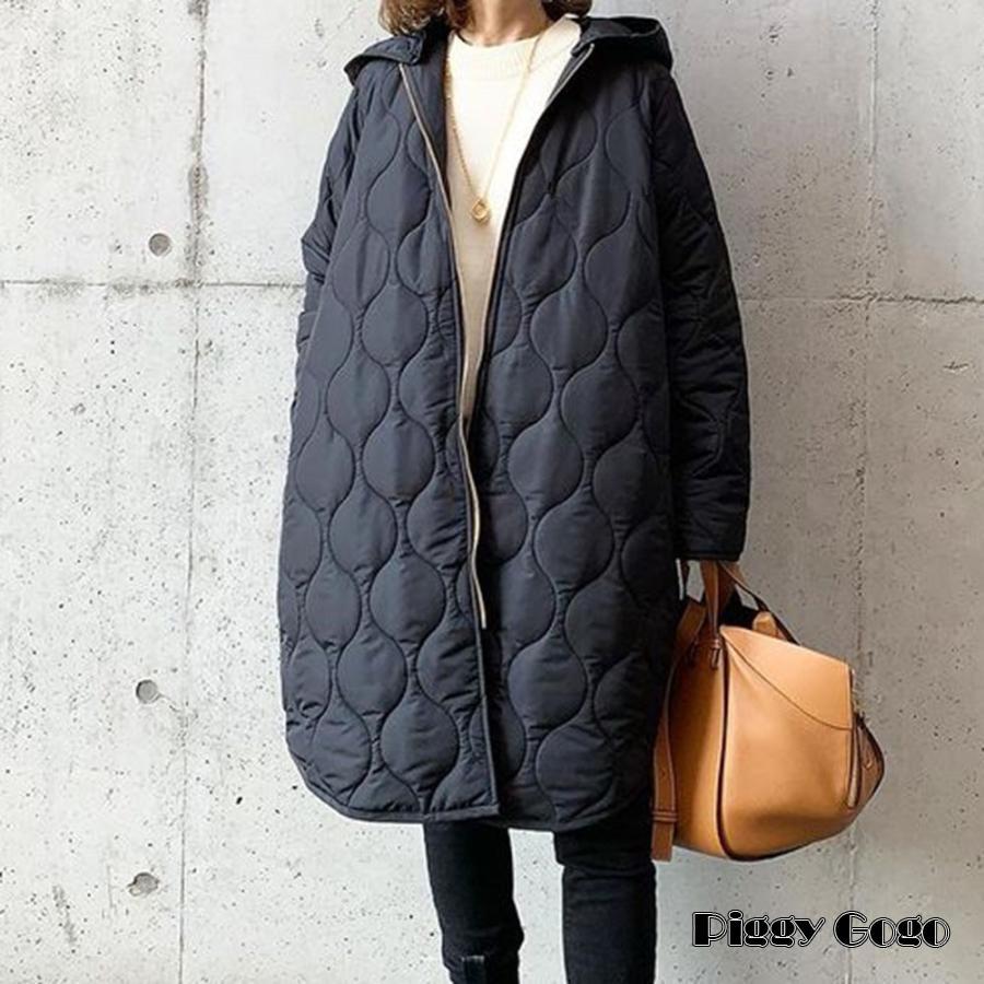 キルティングコート レディース 中綿コート 秋冬 アウター 長袖 ショート丈 中綿ジャケット ポケット 軽量 防寒 暖か発熱 冬 冬服 快適 冬服新作 - 画像 (9)