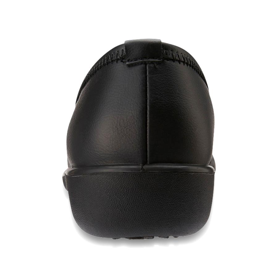 PANSY パンジー Pansy PNY2323 レディース カジュアルシューズ スリッポン 防水 屈曲性 歩きやすい 雨の日 晴雨兼用 ブラック 爆買 - 画像 (4)