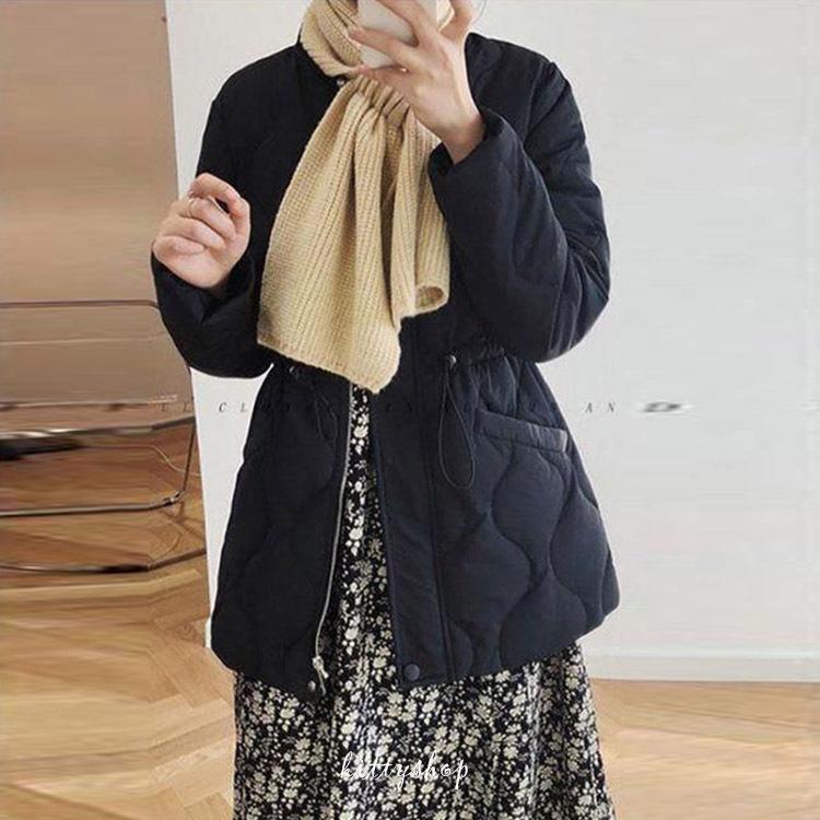 【タイムセール】中綿コート 中綿ジャケット レディース ミディアム丈 ダウンコー ダウンジャケット 防寒 暖かい 通勤 中綿 ダウンコート 20代 30代 40代 冬 - 画像 (3)