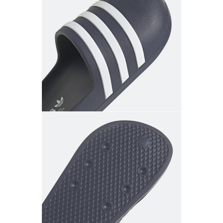 adidas Originals アディダス オリジナルス サンダル スリッパ ADIFOM ADILETTE SLIDES HQ7220 アディフォームアディレット スライド Navy White - 画像 (4)