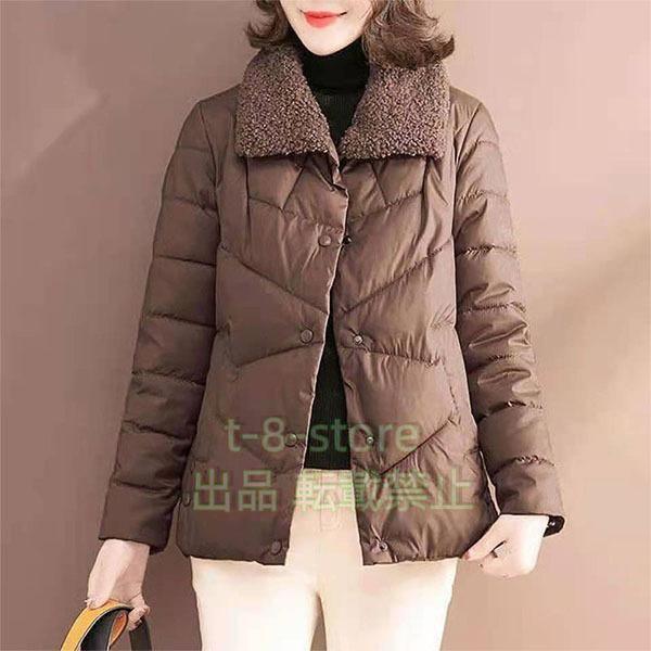 中綿コートレディース 中綿ジャケット フリース ダウンジャケットショート丈 防風 防寒 冬アウター コート株式会社錦 通勤通学 カジュアル オシャレ - 画像 (8)