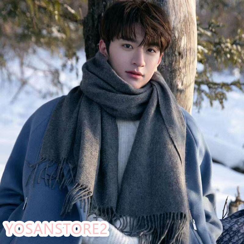 【大特価】ストール マフラー 大判 厚手 無地 秋冬 レディース グリーン ショール大判ストール 黒 かわいい 学生 おしゃれ - 画像 (4)