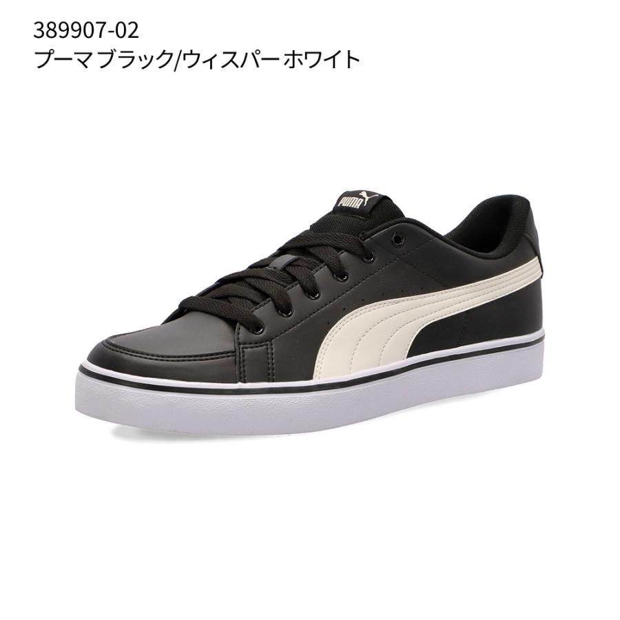 PUMA プーマ スニーカー ホワイト V コート バルク レディース メンズ シンプル 通学 クッション Court Vulc 389907 EB 389908 - 画像 (4)