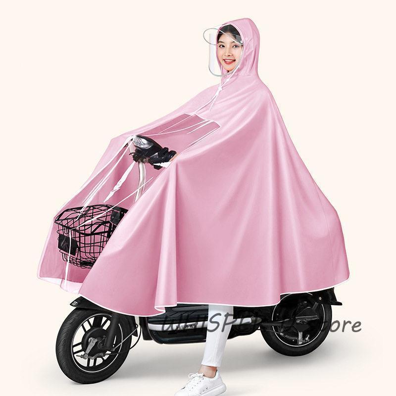 レインコート メンズ レディース 男女兼用 自転車 レインポンチョ カッパ レインウェア レインスーツ 雨具 通勤 通学 大きいサイズ おしゃれ - 画像 (3)